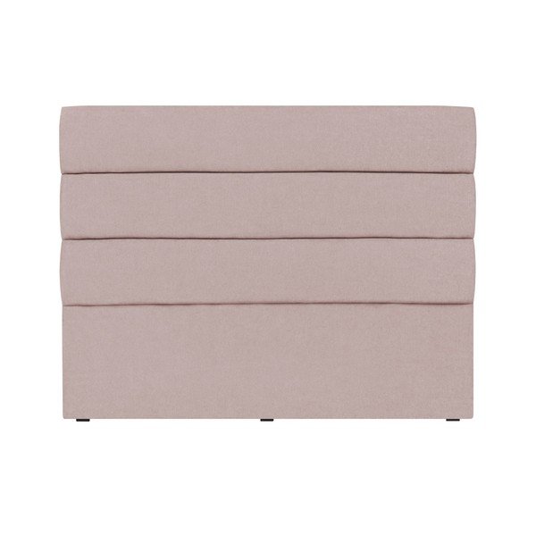 Testata rosa chiaro Pesaro, 200 x 120 cm - Mazzini Sofas