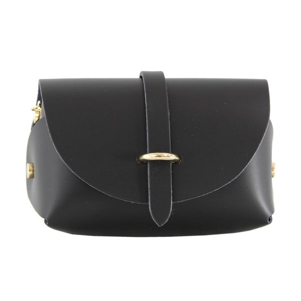 Astuccio Loira in pelle nera - Chicca Borse