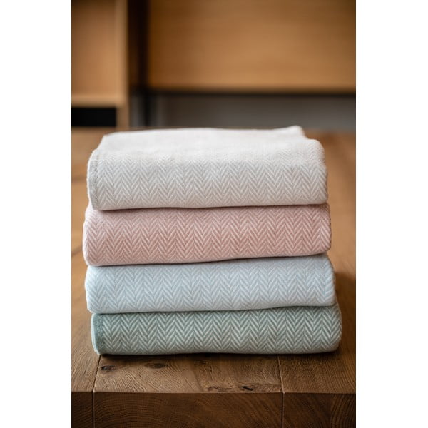 Plaid rosa con contenuto di cotone , 140 x 180 cm Skyline - Euromant-image-4