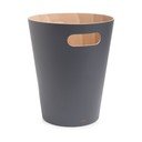 Cestino per la spazzatura grigio scuro da ufficio 7,5 l Woodrow – Umbra