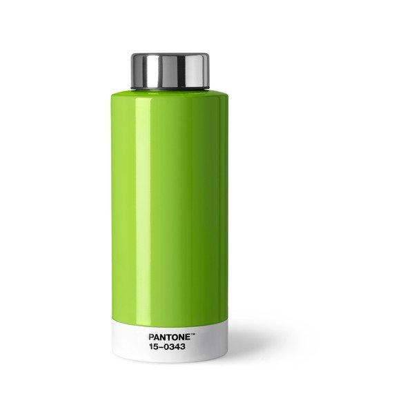 Bottiglia in acciaio inox verde, 630 ml - Pantone