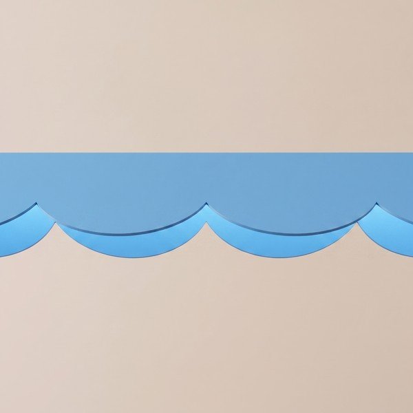 Lampadario LED azzurro in alluminio BISCUIT – Thoro-image-4