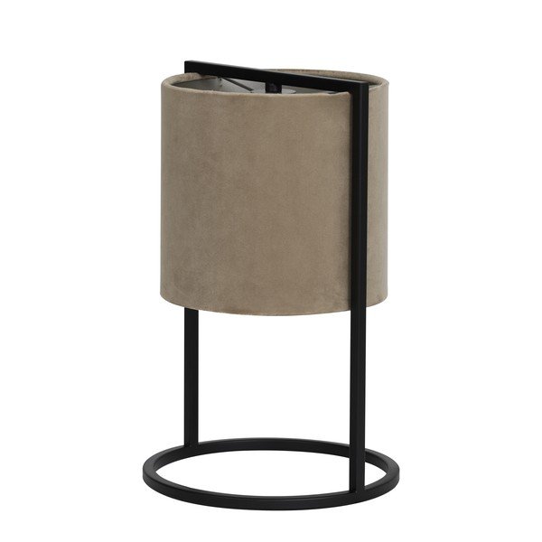 Lampada da tavolo nera e beige (altezza 35 cm) Santos - Light & Living-image-2