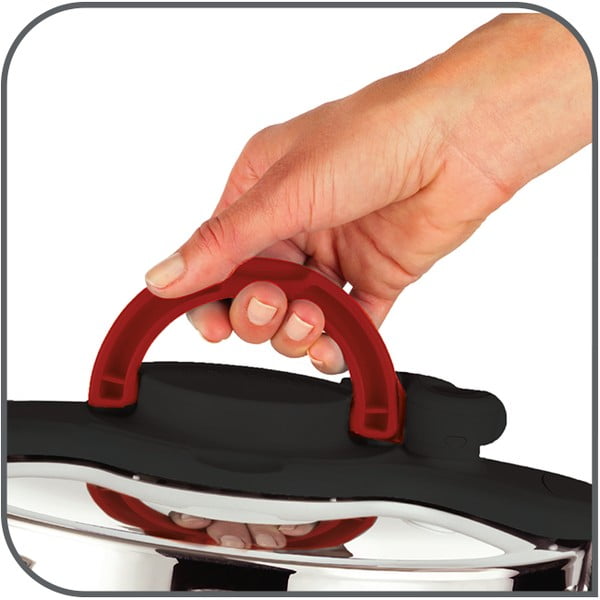 Pentola a pressione in acciaio inox 9 l Clipso Minut Easy - Tefal-image-3