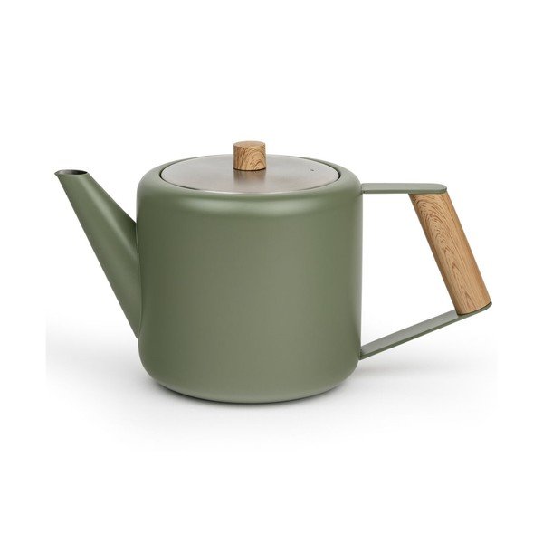 Teiera verde in acciaio inox 1,1 l Duet Boston – Bredemeijer