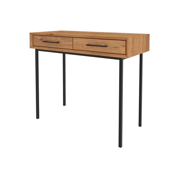 Tavolo da toeletta in rovere 97x45 cm Abies - The Beds-image-4