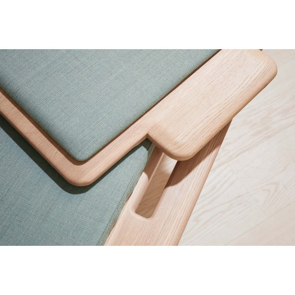 Panchina in lana verde chiaro Elba - Hammel Furniture-image-3