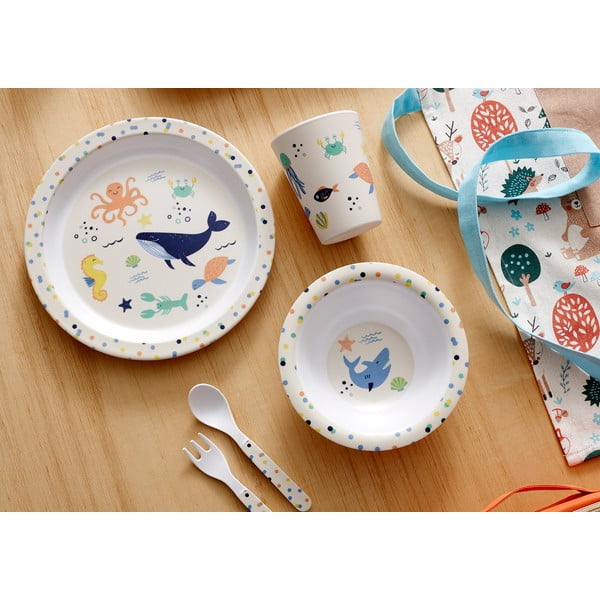 Set da pranzo per bambini 5 pezzi Ocean - Ladelle-image-1