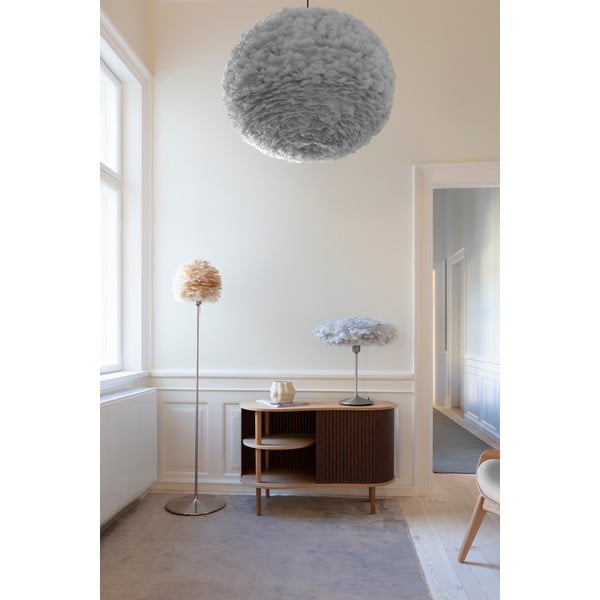 Cassettiera bassa marrone in rovere con ante scorrevoli 100x67 cm Audacious - UMAGE-image-1