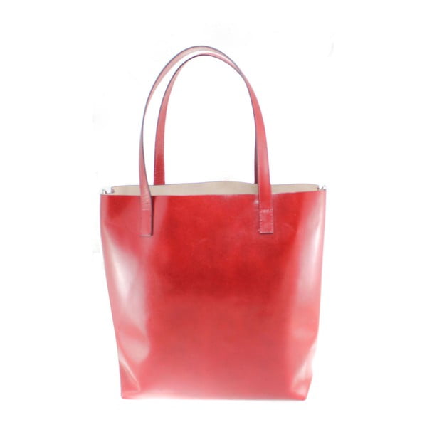 Borsa in pelle rossa Greta - Chicca Borse