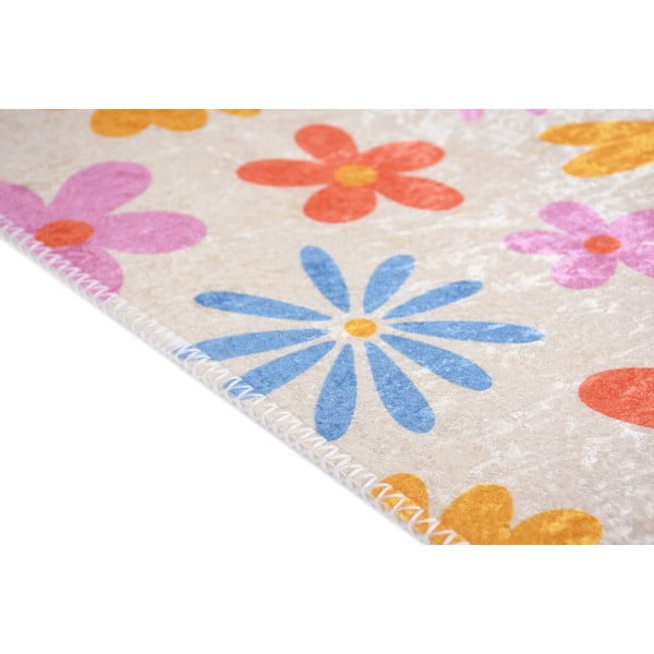 Tappeto per bambini lavabile 60x100 cm Joyfull Garden – Vitaus-image-2
