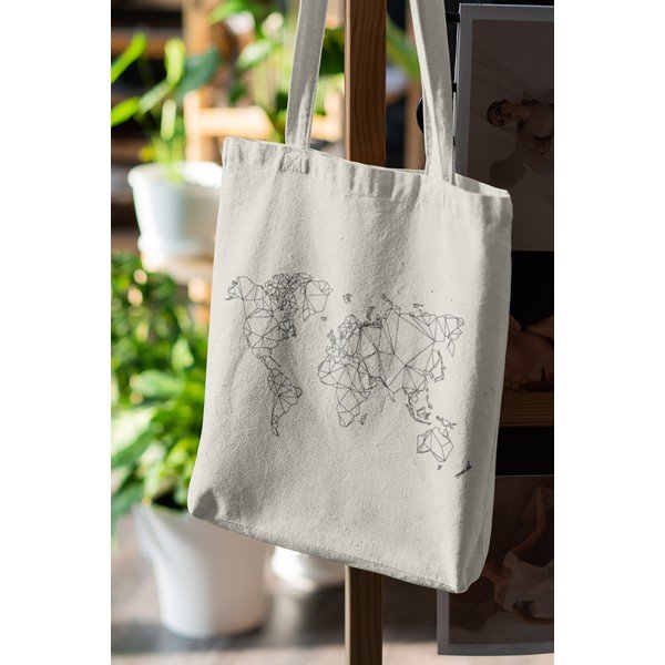 Borsa in tessuto beige - Kate Louise-image-1