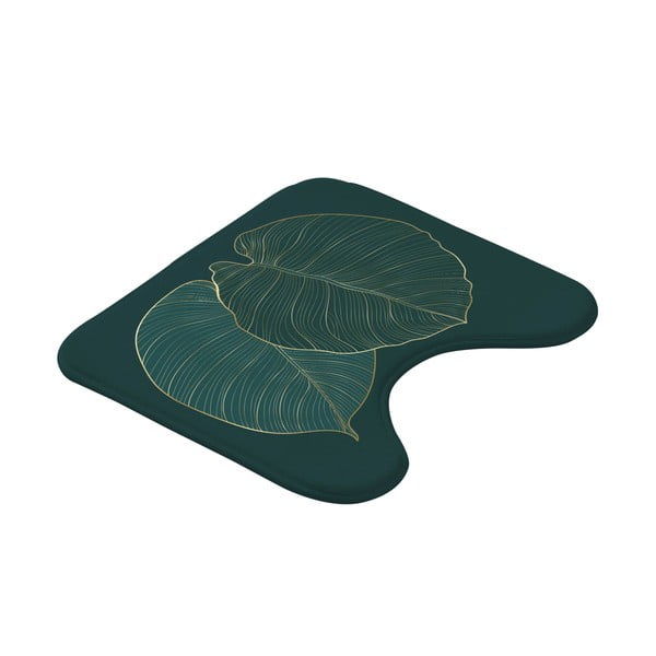 Tappetino da bagno verde scuro 45x45 cm Jade - douceur d'intérieur-image-2