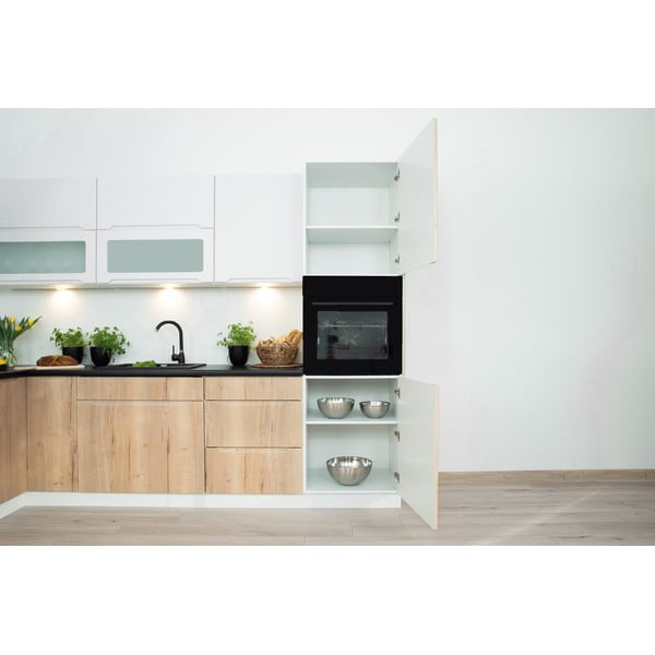 Cucina ad angolo senza piano di lavoro (senza montaggio) 170-290 cm Nico - STOLKAR-image-4