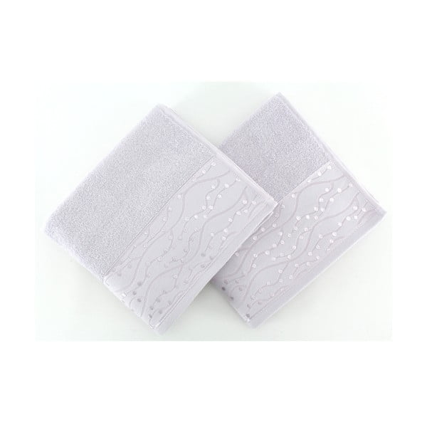 Set di 2 asciugamani Tomuruk Lilac, 50 x 90 cm - Soft Kiss