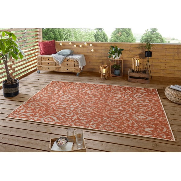 Tappeto per esterni arancione e beige , 70 x 140 cm Hatta - NORTHRUGS-image-1