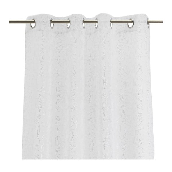 Tenda sottile bianca/argentata 140x260 cm Pucka – Casa Selección
