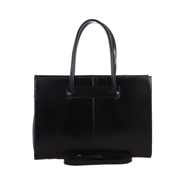 Borsa in pelle nera Anna - Chicca Borse-image-3