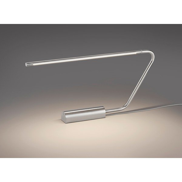 Lampada da tavolo LED argentata (altezza totale 33 cm) Olea – Trio Select-image-2