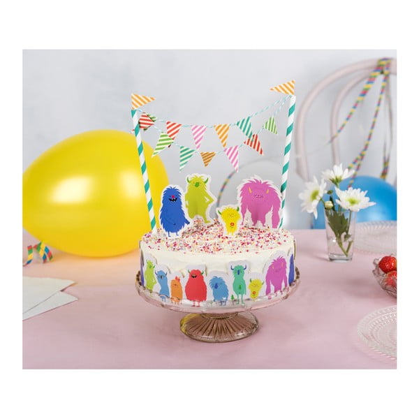 Set di decorazione per torte "Mostri del mondo Monsters of the World - Rex London-image-2