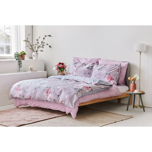 Biancheria da letto rosa in cotone per letto matrimoniale, 200 x 220 cm Belle - Bonami Selection-image-1