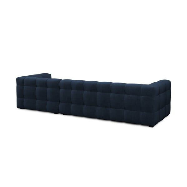 Divano angolare in velluto blu, angolo destro Vesta - Windsor & Co Sofas-image-4
