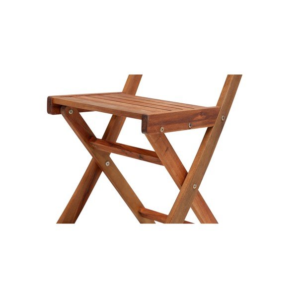 Sedia da giardino pieghevole in legno di acacia Natur - Debut-image-2