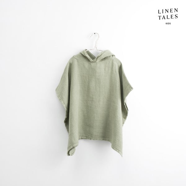 Vestaglia per neonato in lino verde chiaro taglia 2-4 anni Sage - Linen Tales