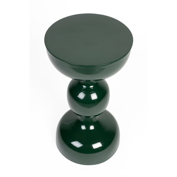 Tavolino rotondo in metallo ø 31 cm Lars – White Label-image-2