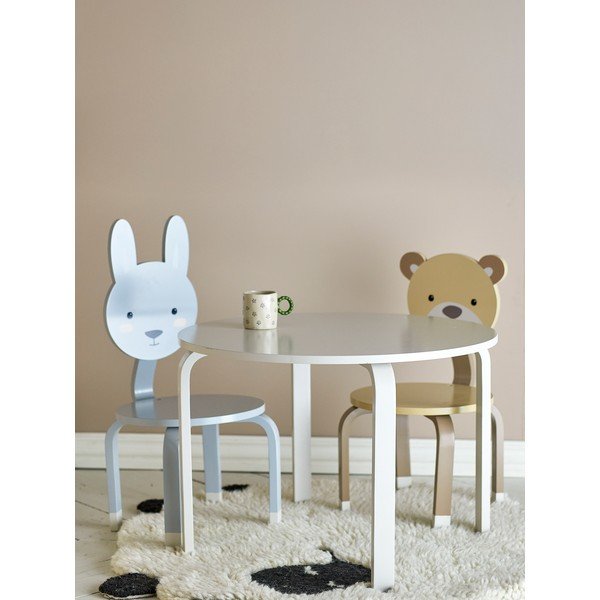 Tavolino per bambini rotondo ø 65 cm Marle – Bloomingville Mini-image-1