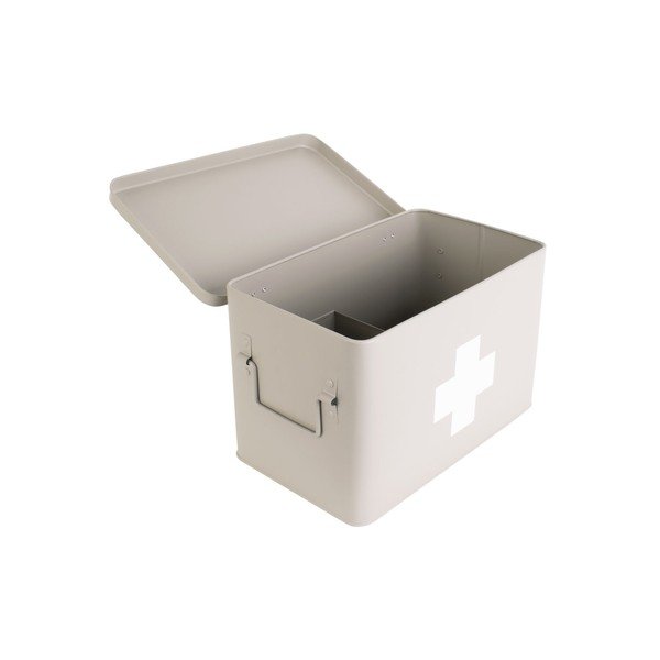 Armadietto per medicinali in metallo beige Medicina, larghezza 31,5 cm - PT LIVING-image-3