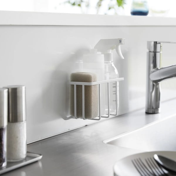 Supporto per detersivo senza foratura bianco in metallo Film Hook – YAMAZAKI-image-4