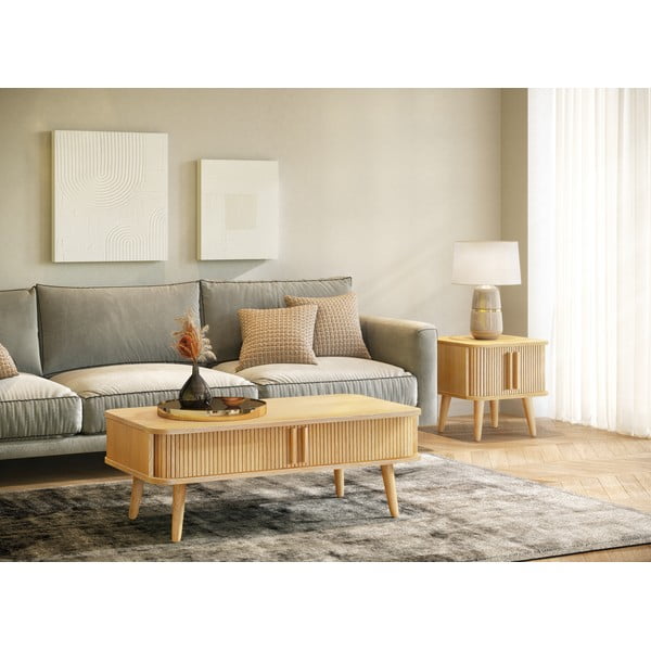 Tavolino in rovere 58x107,5 cm Rove - Woodman-image-1