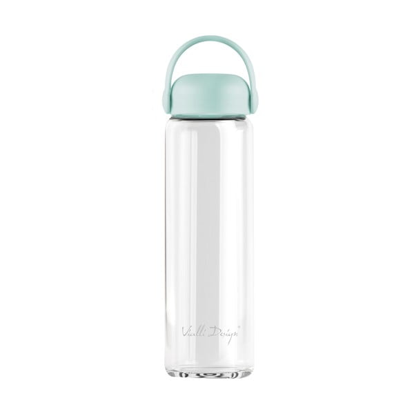 Bottiglia color menta in vetro 540 ml Fuori – Vialli Design