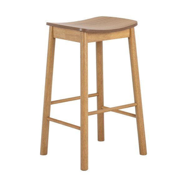 Sedia da bar di colore naturale (altezza della seduta 74,5 cm) Barlow – Actona