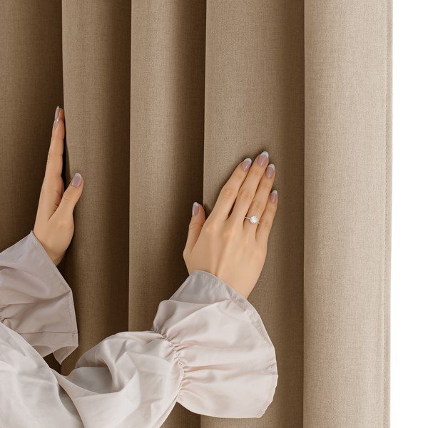 Tenda parzialmente oscurante beige Calisto – Filumi-image-4