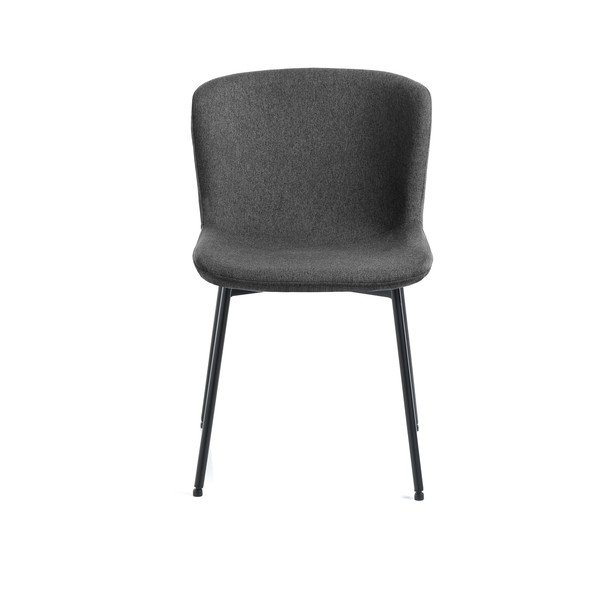 Sedie da pranzo in set grigio scuro 2 pz Snug – Tomasucci-image-4