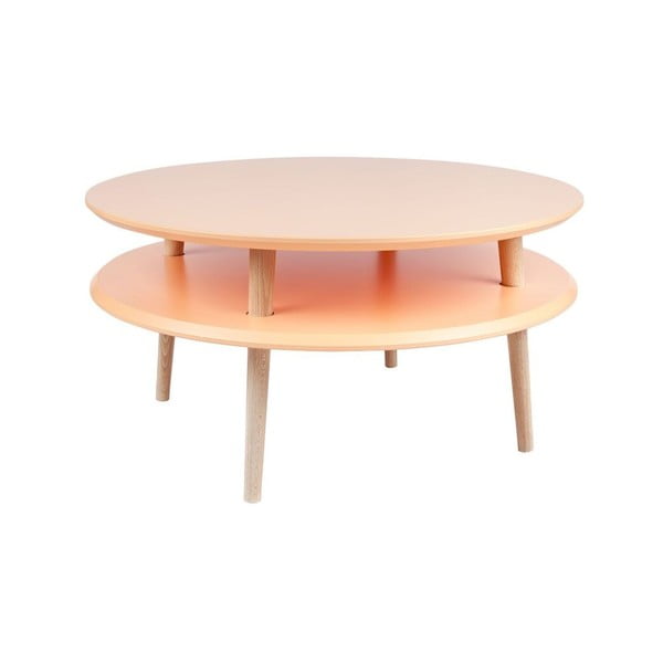 Tavolino UFO 35x70 cm, arancione - Ragaba