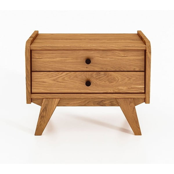 Comodino in legno di quercia Retro 1 - The Beds-image-2