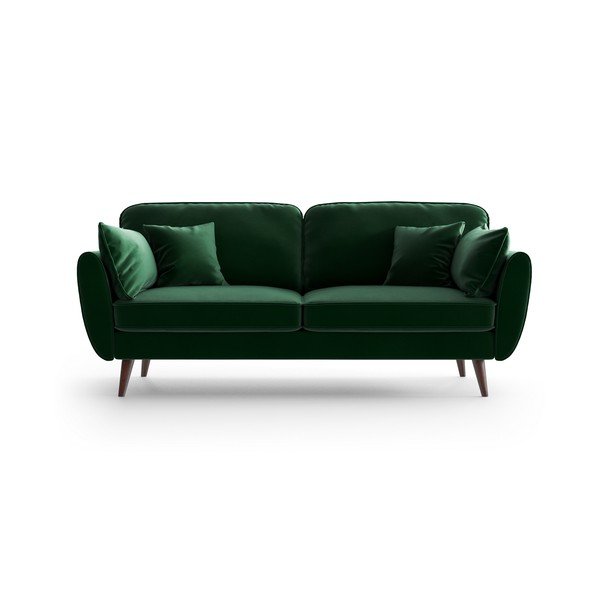 Divano in velluto verde Auteuil - My Pop Design
