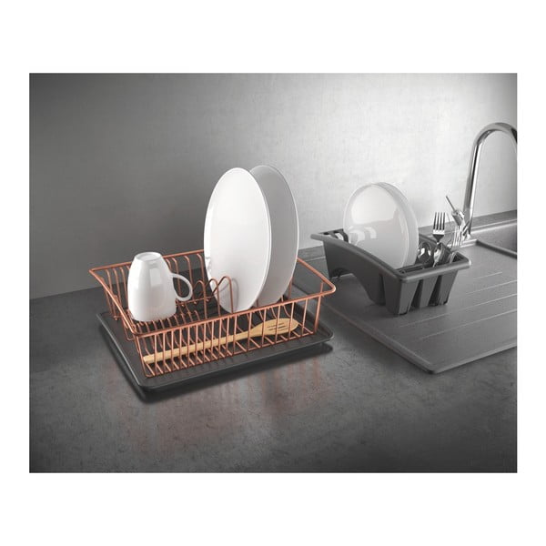 Vaschetta di raccolta color rame con rondella - Metaltex-image-3