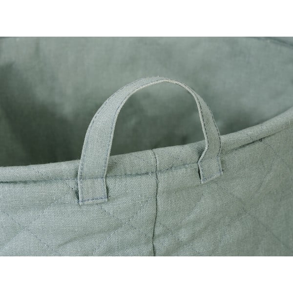 Cesta per il bucato verde chiaro in tessuto 67 l Tom Tailor – Wenko-image-4