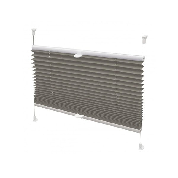 Tenda a pacchetto color antracite 57x150 cm Plisé Verona Termo – Gardinia-image-1