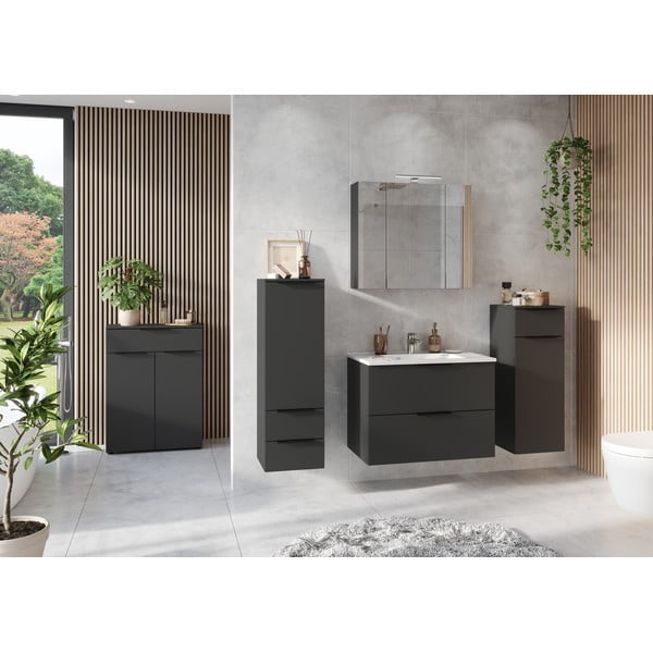 Set da bagno antracite Crandon - Germania-image-1