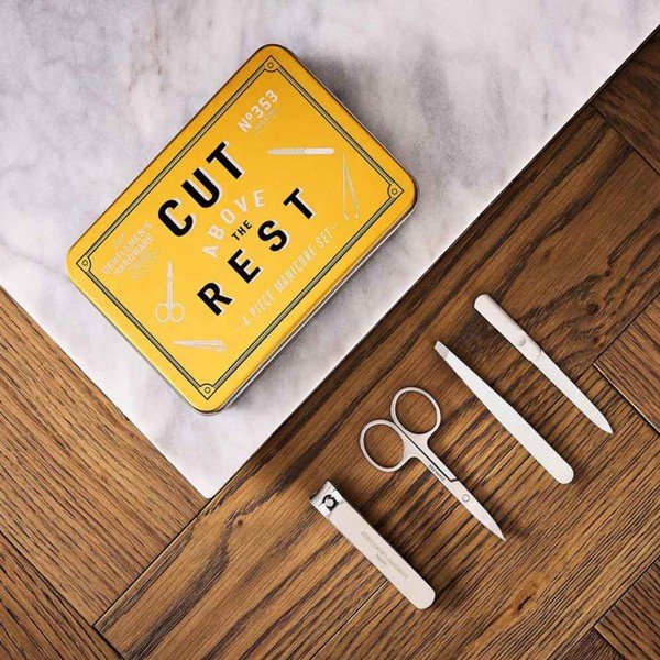 Manicure da viaggio in scatola di latta Gentlemen's Harware - Gentlemen's Hardware-image-1