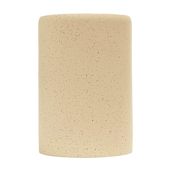 Portaspazzolino beige in poliresina Oria – douceur d'intérieur-image-3