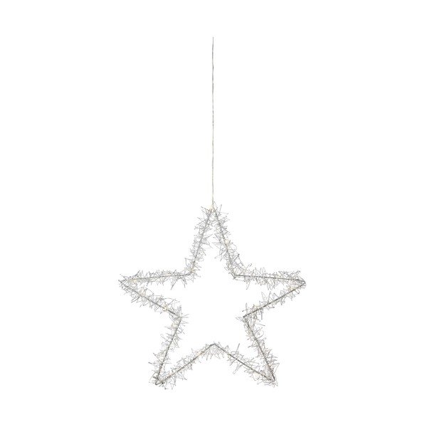 Decorazione luminosa per esterni con motivo natalizio in argento ø 46 cm Tangle - Markslöjd