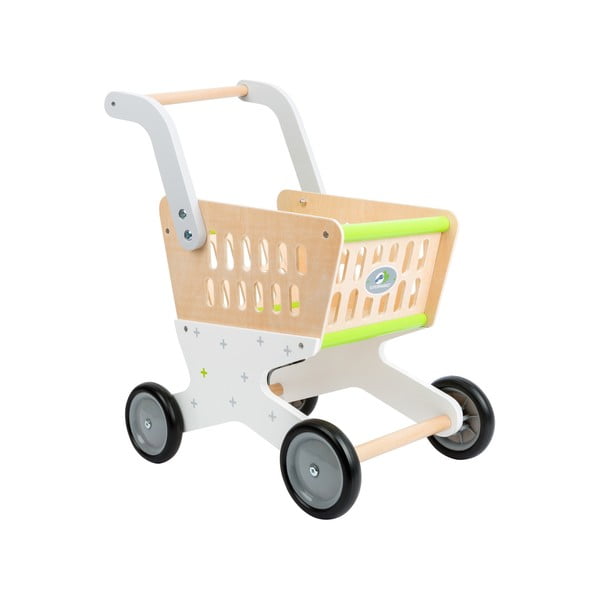 Carrello della spesa in legno per bambini - Legler-image-3
