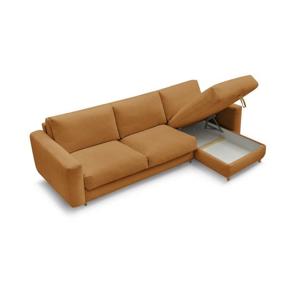 Divano angolare color senape Nouveau Cocoone – Bobochic Paris-image-3