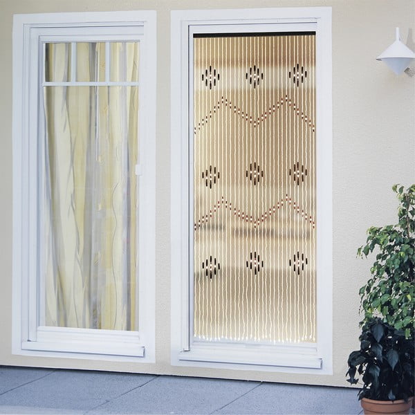 Tenda di colore naturale in bambù alla porta 90x200 cm – Maximex-image-2